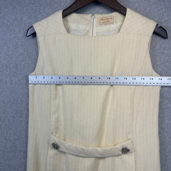 VTG Made Especially For You Rocky Wright Dress Jacket Set XS Beige 2-Piece - Picture 10 of 15